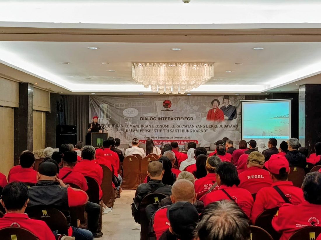 PDIP Kota Bandung Dorong Penerapan Kemandirian Ekonomi Kerakyatan Melalui Kebudayaan dengan Konsep Tri Sakti Bung Karno