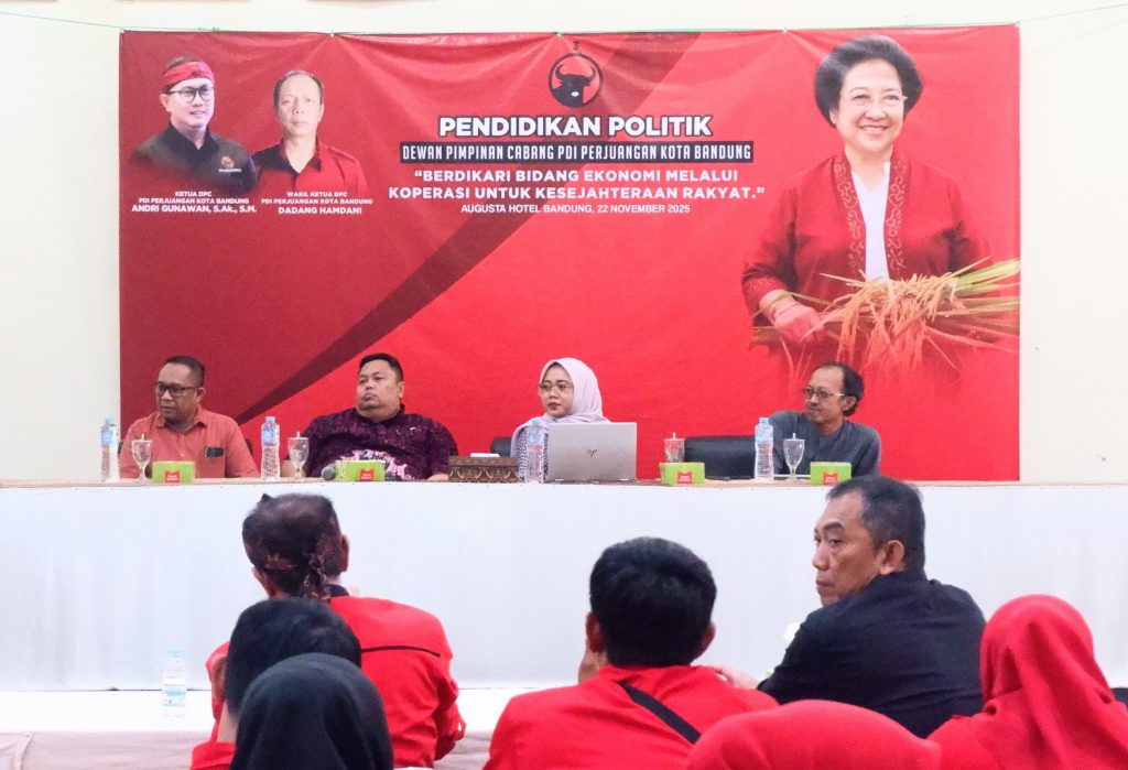 Suasana Pendidikan Politik PDIP Kota Bandung, Sabtu (22/11/2025). Foto: Rekamjabar/np.