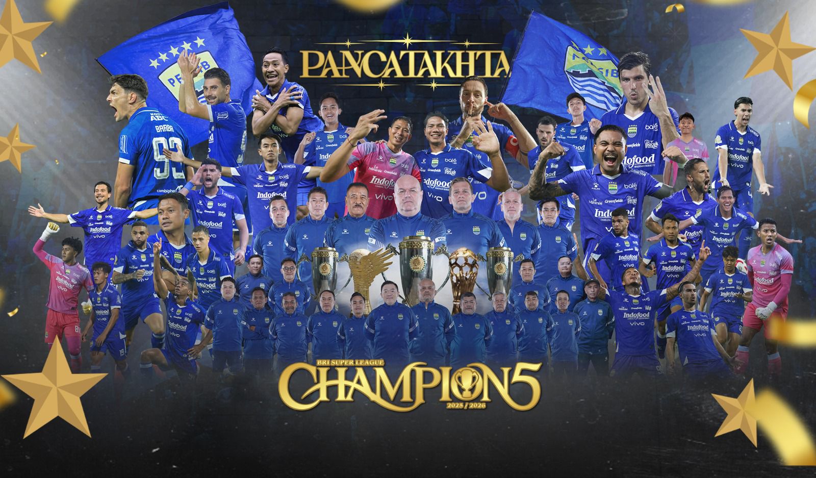 HATTRICK Juara, Sejarah PANCATAKHTA PERSIB Bandung