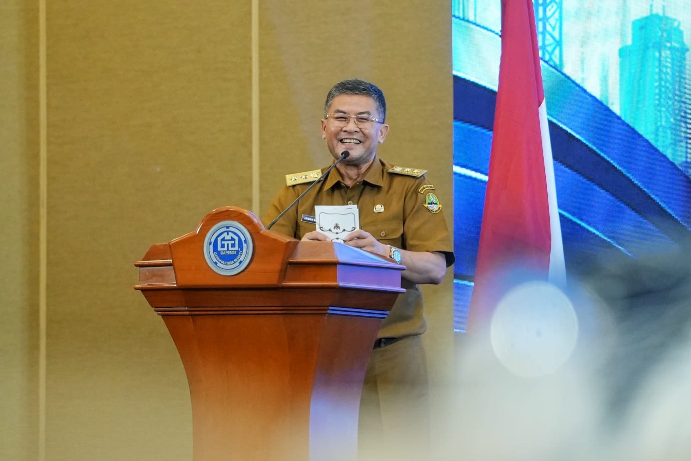 Wagub Erwan Dorong Pelaku Jasa Konstruksi Semakin Profesional dan Berorientasi Kualitas Pekerjaan